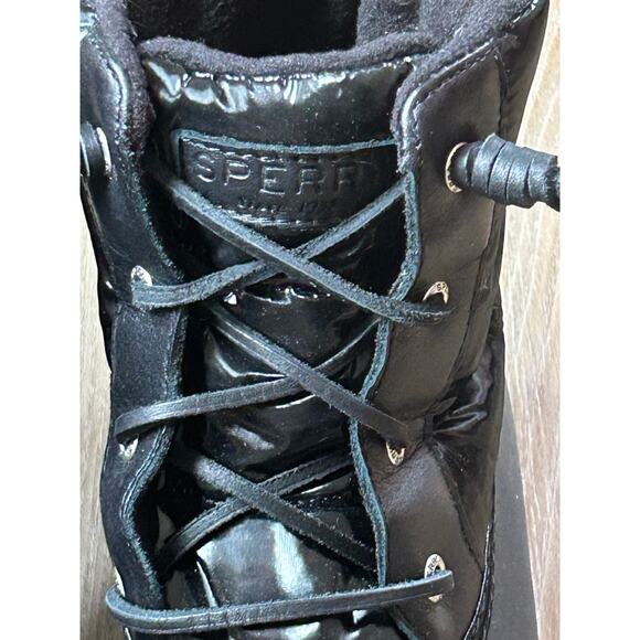 Sperry Women's Maritime Repel‎ Black Nylon Boots STS86687 Thinsulate Sz 9 - Picture 5 of 7